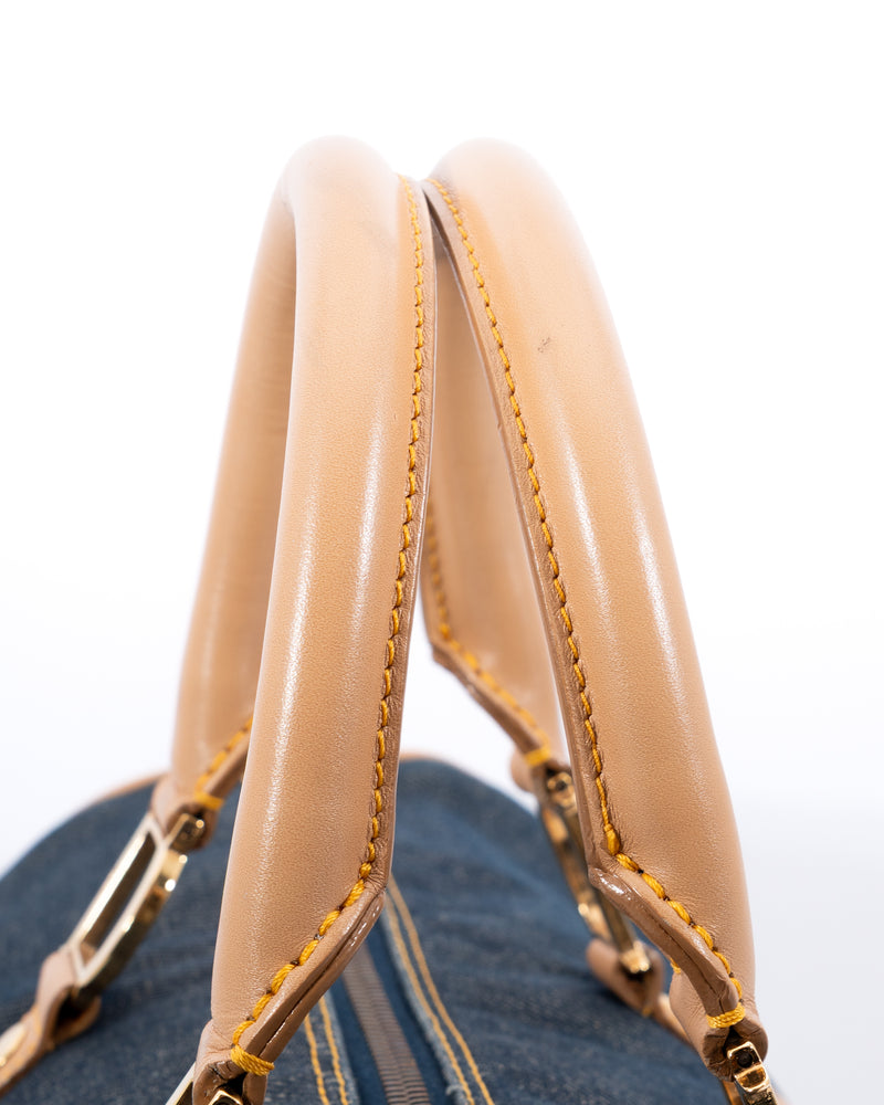 Dior Denim Bowler Bag