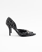 Dior Monogram CD Buckle Heels - EU 37.5