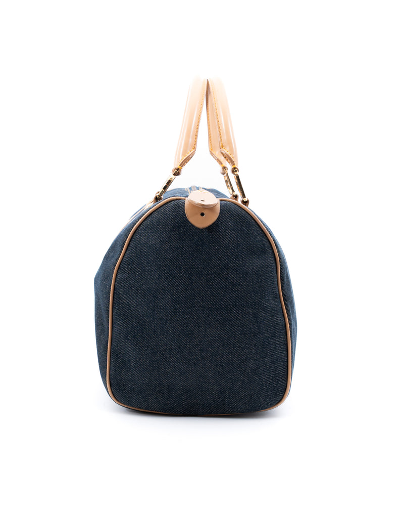 Dior Denim Bowler Bag