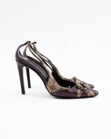 Gucci X Tom Ford Monogram Dragon Heels - EU 37