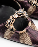 Gucci X Tom Ford Monogram Dragon Heels - EU 37