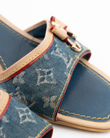 Louis Vuitton Monogram Denim Mules