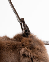 Fendi Mink Fur & Python Mamma Baguette