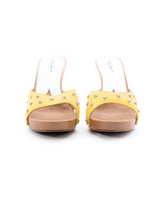 Dolce & Gabbana Leather Rhinestone Heels