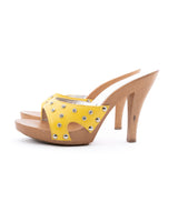 Dolce & Gabbana Leather Rhinestone Heels