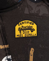 Dior Denim Trompe L'oeil Print Corset