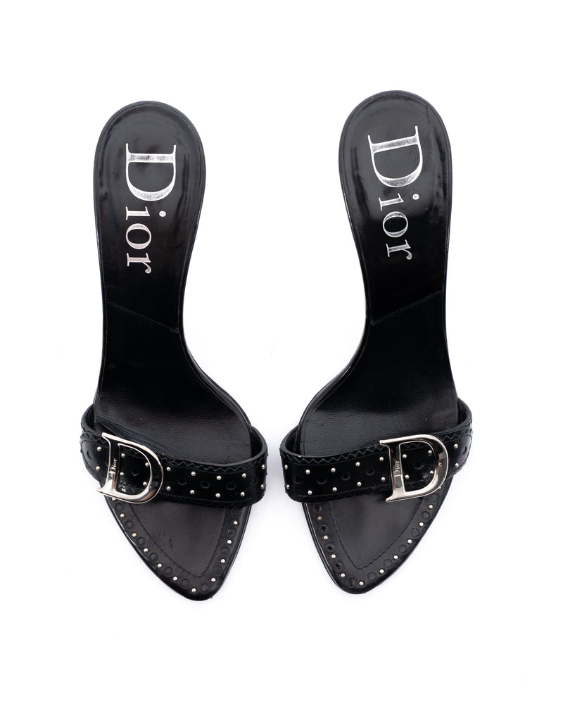 Dior Leather Stud Heels