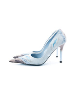 El Dantes Denim Patchwork Heels
