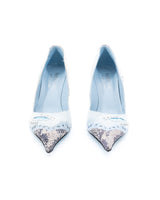 El Dantes Denim Patchwork Heels