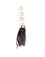 Dior Ostrich Leather Mini Saddle Bag