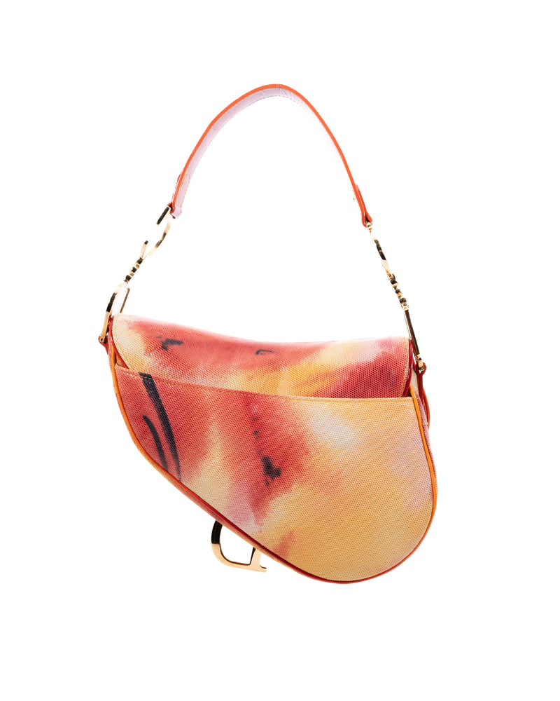 Dior Leather Saddle Bag