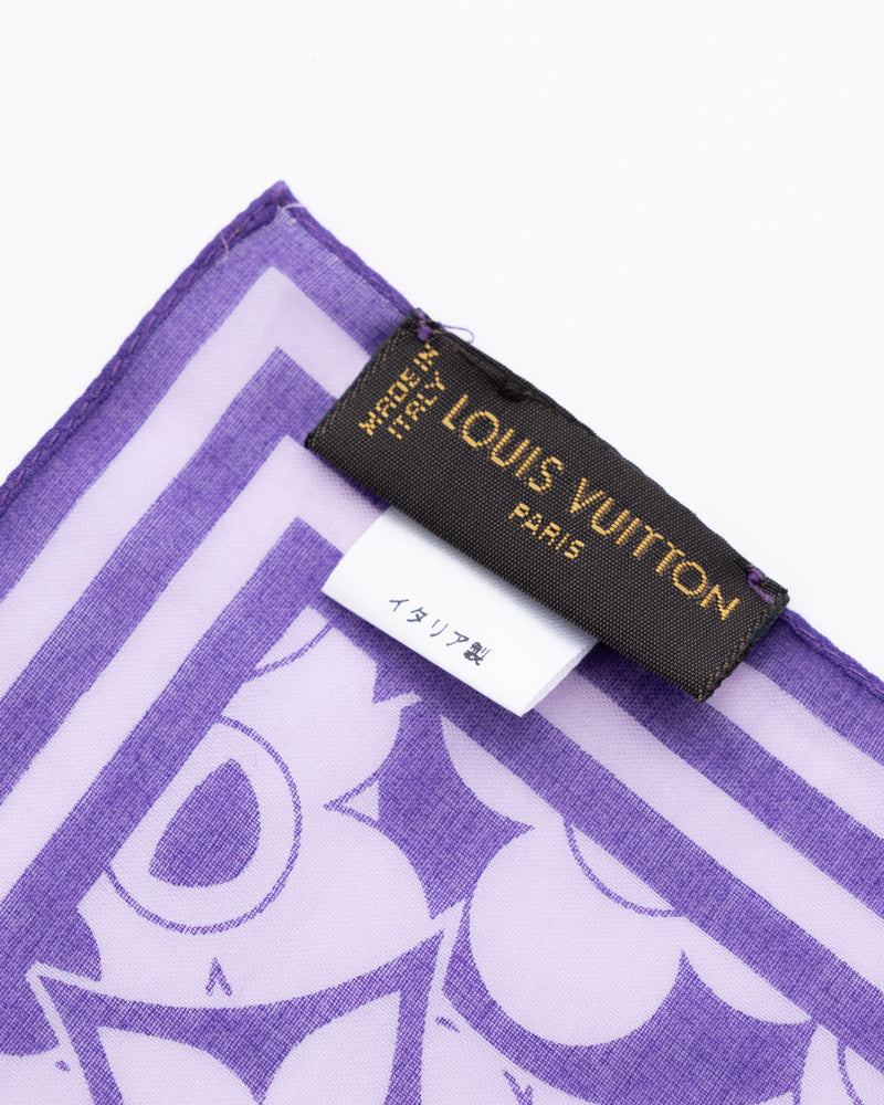 Louis Vuitton X Takashi Murakami Cosmic Blossom Scarf