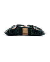 Gucci Velvet Monogram Horsebit Bag