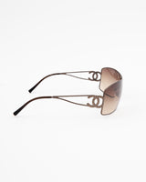 Chanel CC Rhinestone Sunglasses