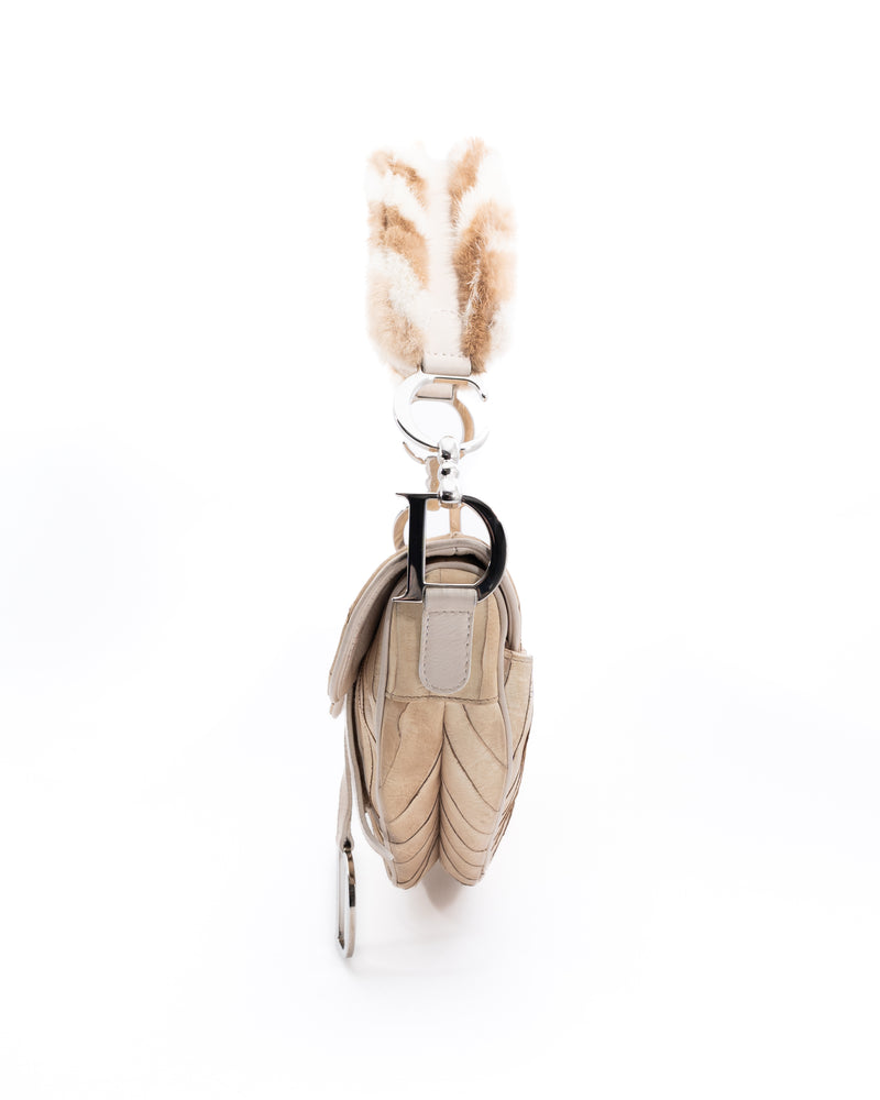 Dior Mink & Eel Saddle Bag