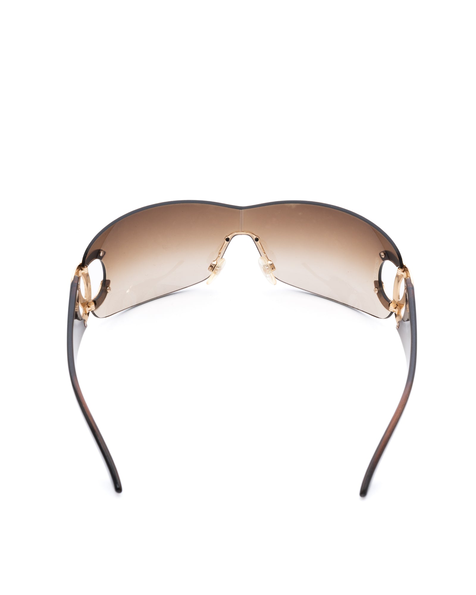 小物 CHANEL sports sunglasses rimless y2k Chanel Rimless Sunglasses – Jean Vintage