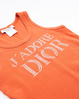 Dior Rhinestone Tank Top