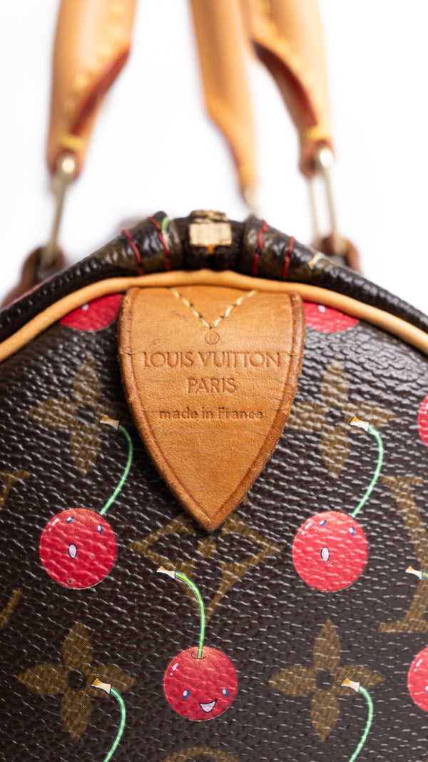 Louis Vuitton Monogram Speedy 25 Cherry