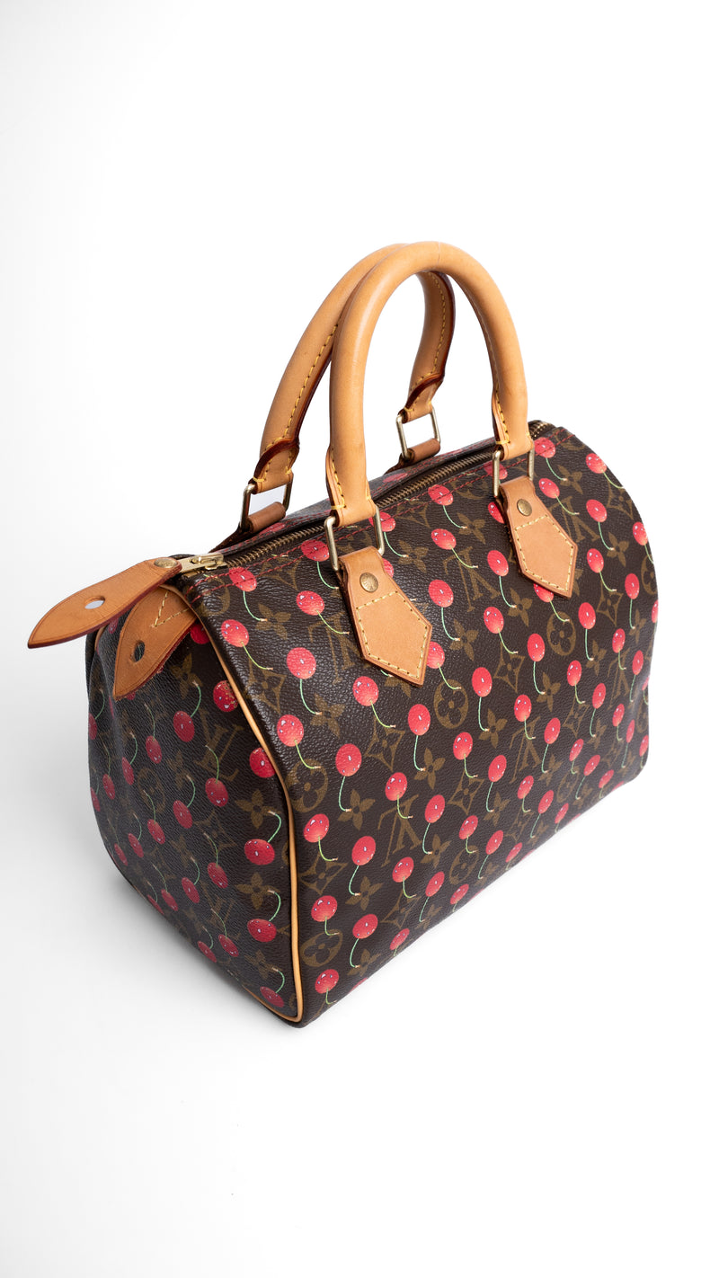 Louis Vuitton Monogram Speedy 25 Cherry