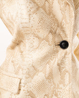 Versace Snakeskin Blazer Jacket
