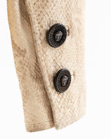 Versace Snakeskin Blazer Jacket