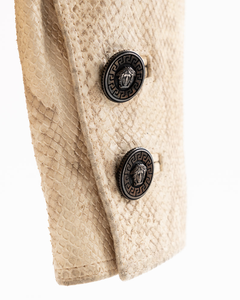 Versace Snakeskin Blazer Jacket