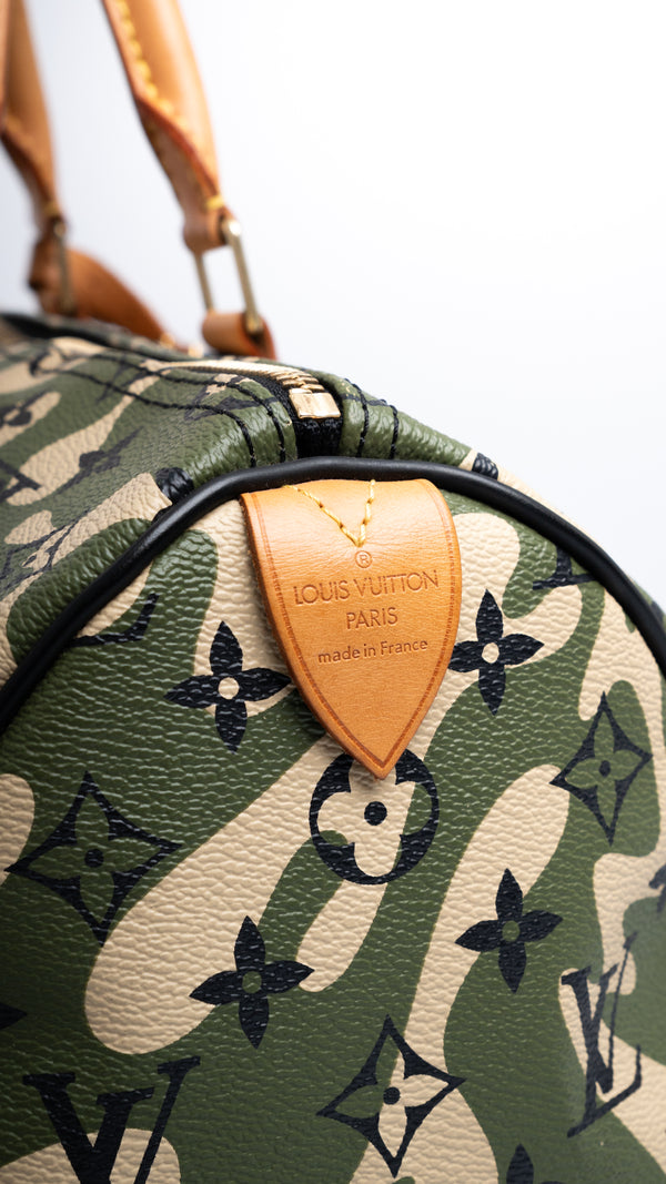 Louis Vuitton X Takashi Murakami Monogramouflage Speedy 35