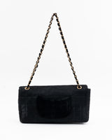 Chanel Pony & Velvet Chocolate Bar Flap Bag