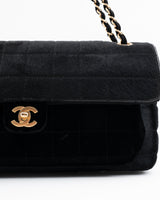 Chanel Pony & Velvet Chocolate Bar Flap Bag