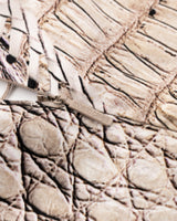 Roberto Cavalli Crocodile Print Tassel Silk Dress
