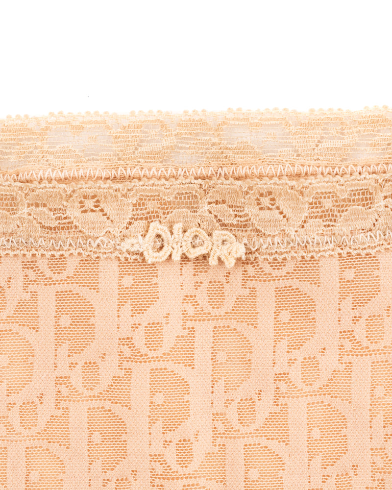 Dior Monogram Sheer High Waisted Briefs