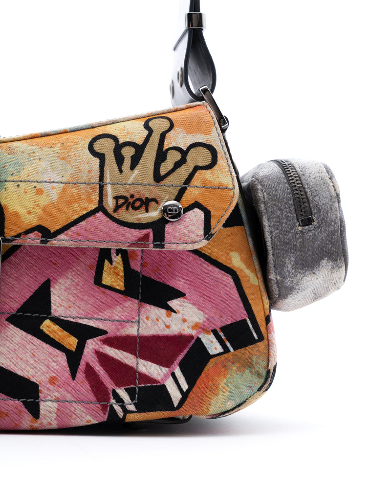 Dior Street Chic Kaos Graffiti Columbus Bag
