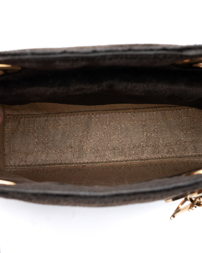 Dior Velvet Lady Dior Bag