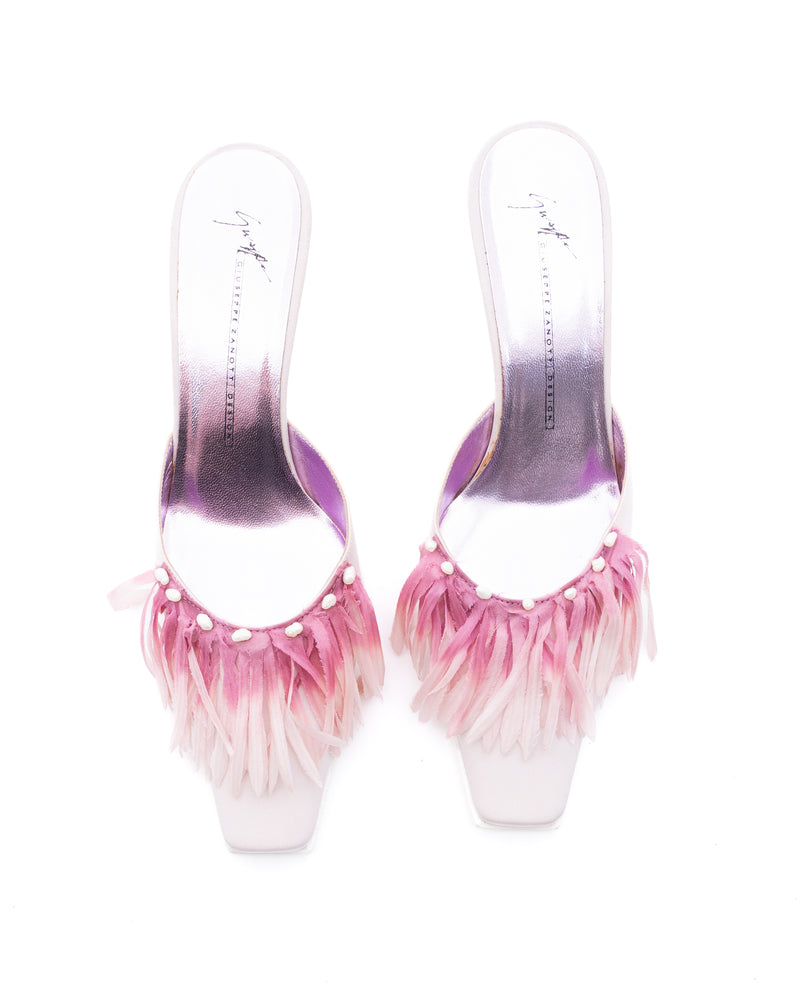 Giuseppe Zanotti Feather Heels