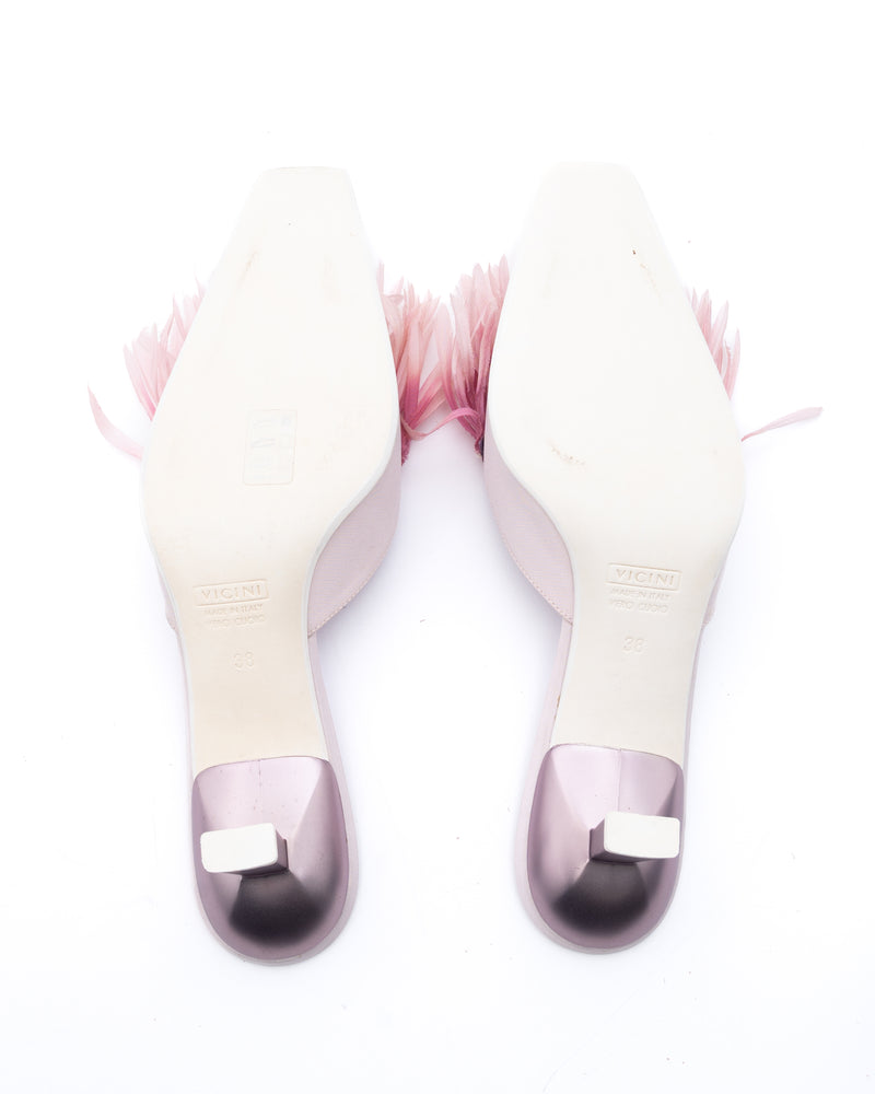 Giuseppe Zanotti Feather Heels