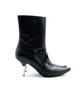 Dior Leather Bondage Boots