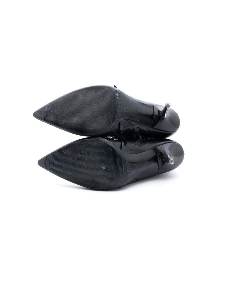 Dior Leather Bondage Boots