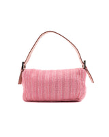 Fendi Pony Hair Beaded Baguette