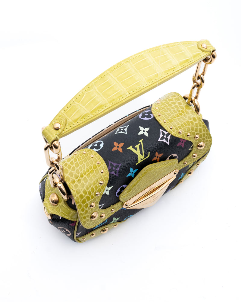 Louis Vuitton X Takashi Murakami Monogram Croc Marilyn Bag