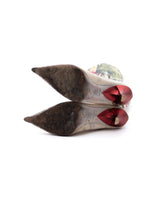 Roberto Cavalli Floral Print Knee High Boots