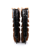 Roberto Cavalli Fox Fur Boots