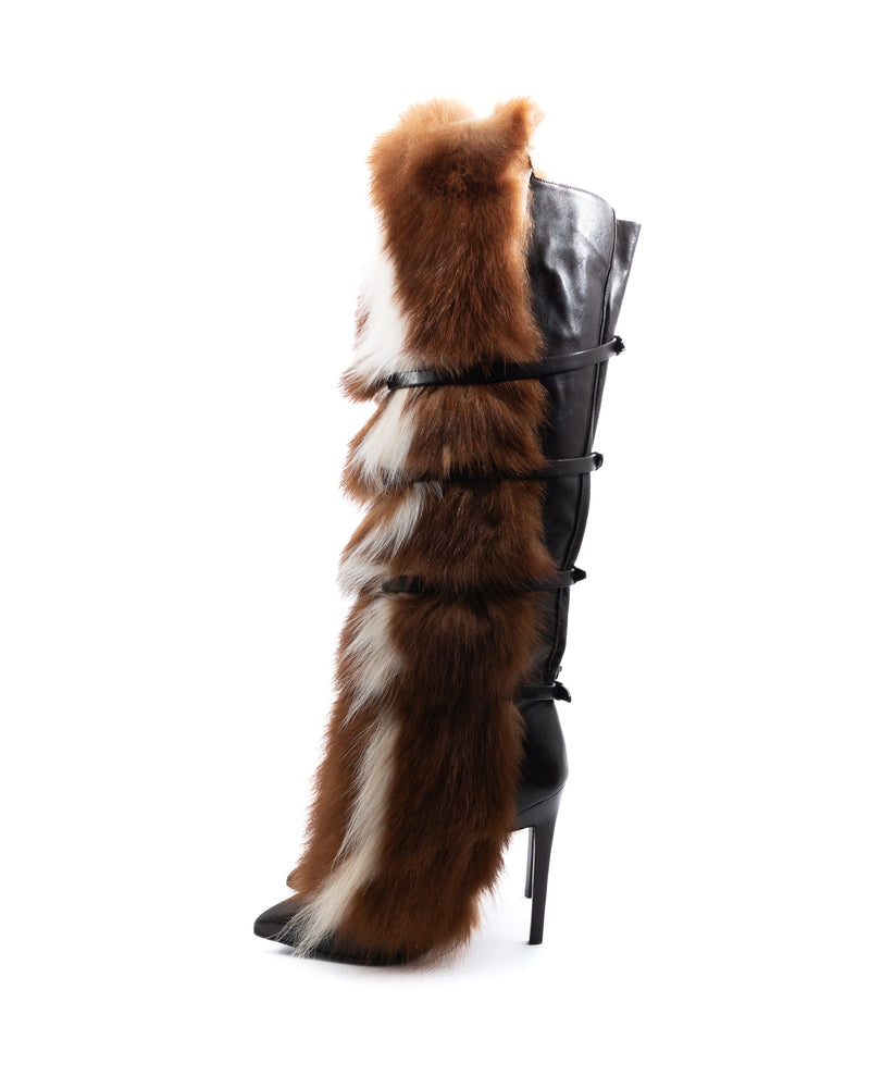 Roberto Cavalli Fox Fur Boots