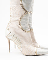 El Dantes Knee High Snakeskin Boots EU - 41