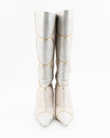 El Dantes Knee High Snakeskin Boots EU - 41