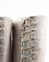 El Dantes Knee High Snakeskin Boots EU - 41