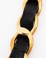 Chanel CC Leather Chain Belt