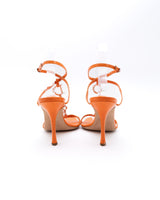 Dior Leather Spell Out Logo Heels