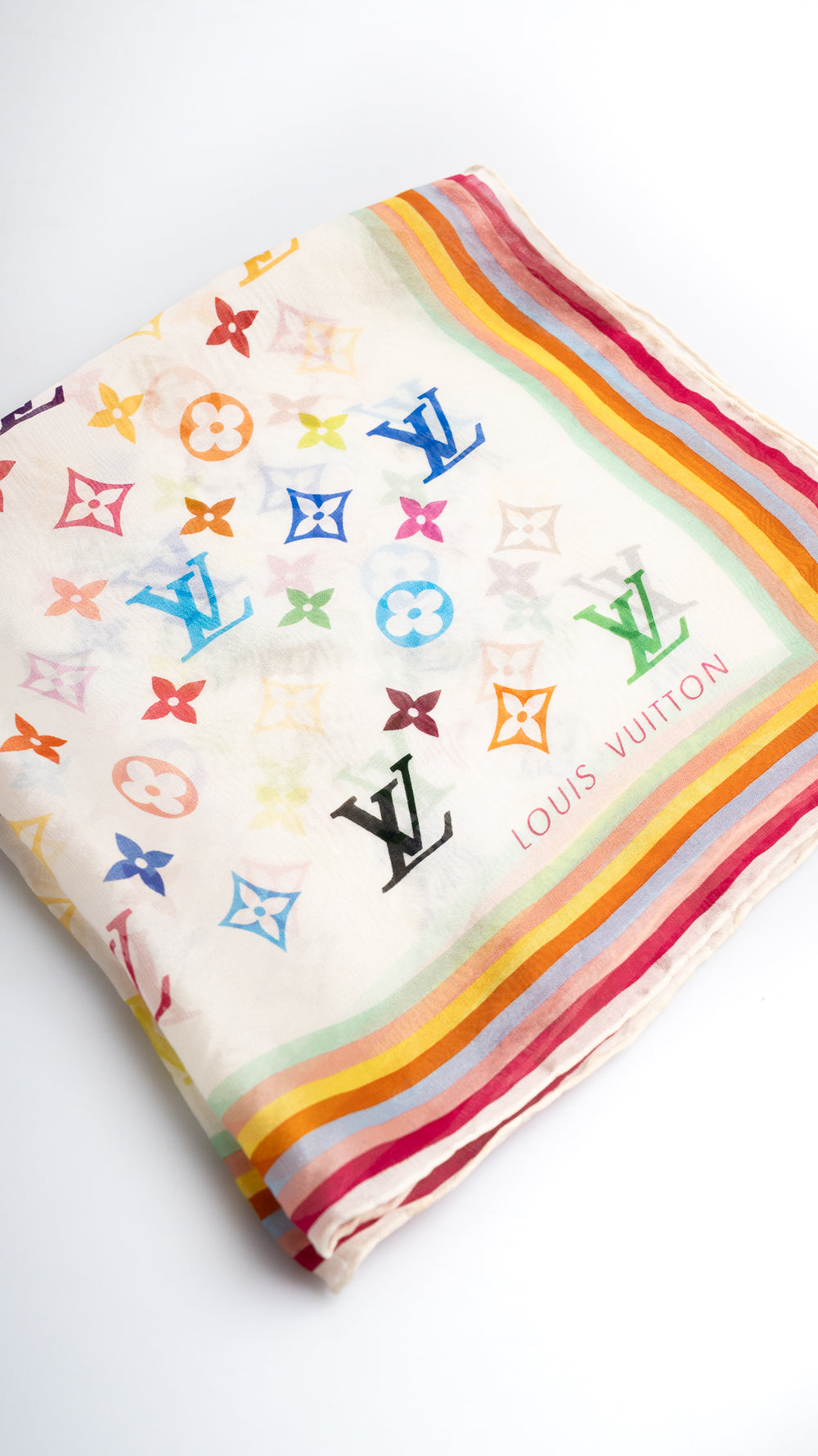 Louis Vuitton X Takashi Murakami Monogram Scarf – Jean Vintage