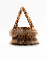 Fendi Leopard Print Fur Bag