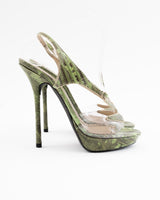 John Galliano Snakeskin Heels - EU 39